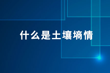 什么是土壤墑情？