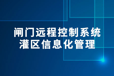 閘門遠(yuǎn)程控制系統(tǒng)