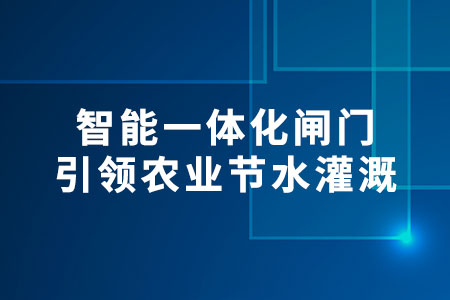 智能一體化閘門