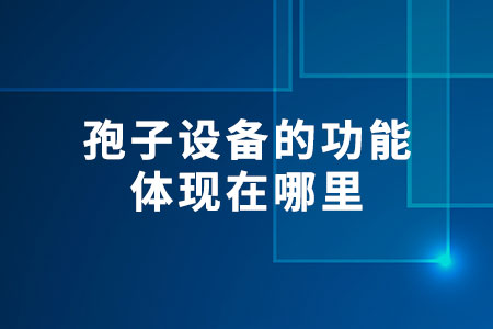 孢子設備的功能體現(xiàn)在哪里