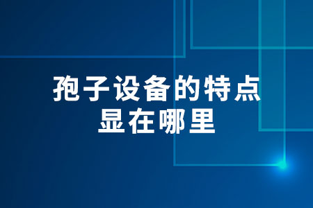 孢子設(shè)備的特點(diǎn)顯在哪里